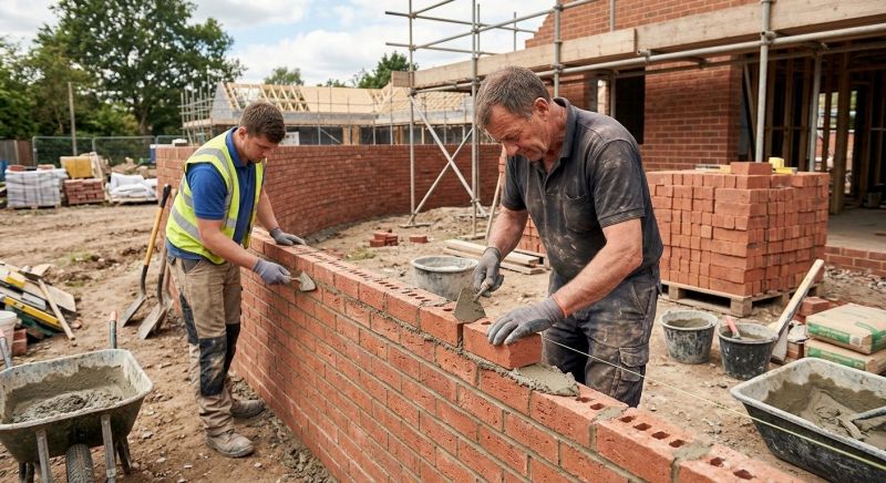 Our team working on Masonry Service projects in Oakland, CA