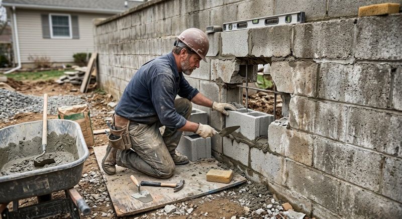 Block Wall Repair in San Carlos, CA