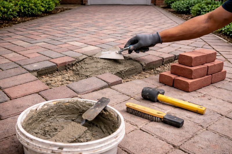 Brick Flatwork Repair in Martinez, CA