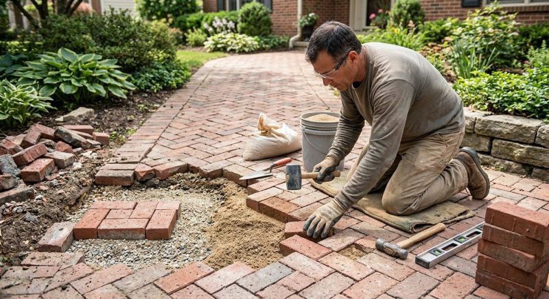 Brick Hardscape Repair in Oakland, CA