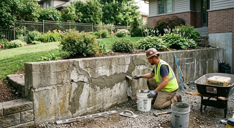 Brick Retaining Wall Repair in Oakland, CA