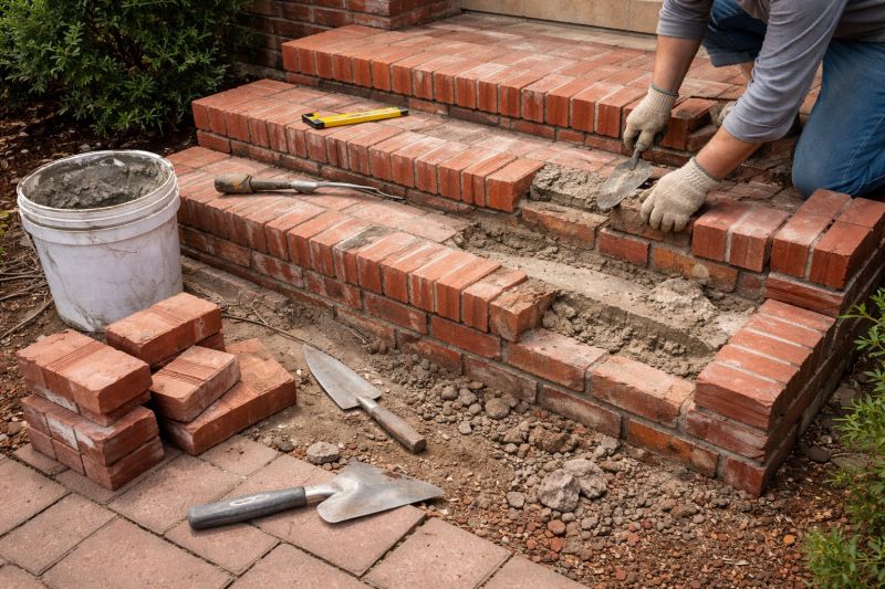 Brick Stairs Repair in Alameda, CA