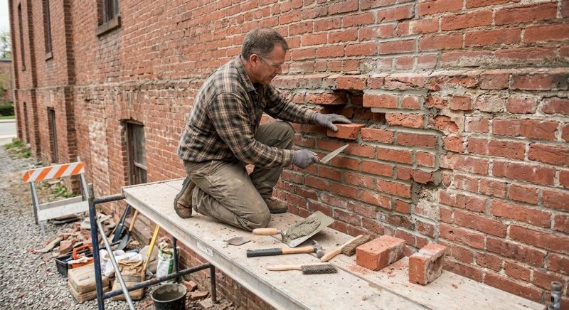 Brick Stairs Repair in El Sobrante, CA