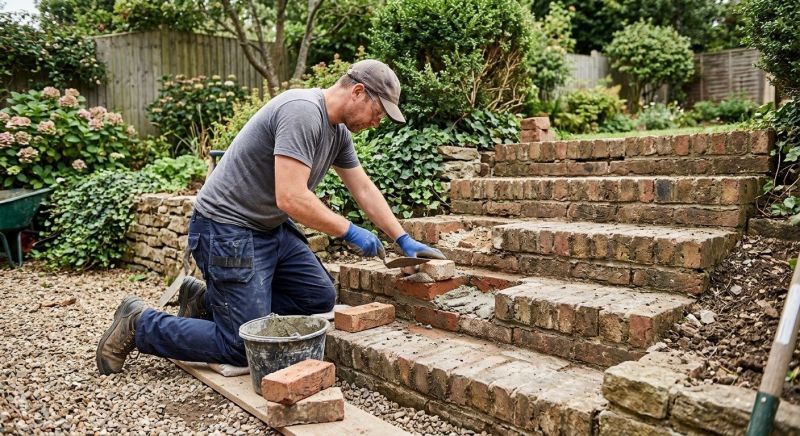 Brick Stairs Repair in Oakland, CA
