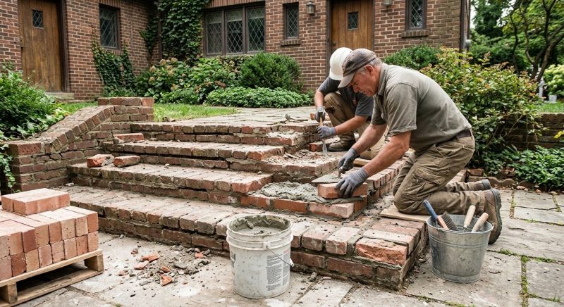 Brick Stairs Repair in Newark, CA
