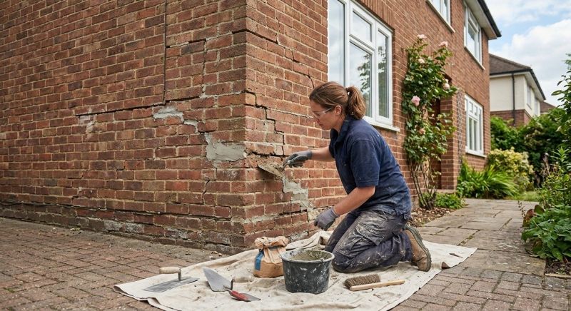 Brick Wall Repair in Marin County, CA