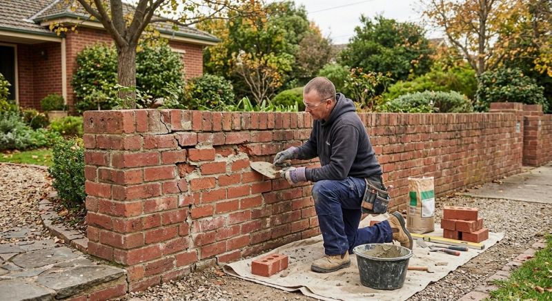 Brick Wall Repair in San Mateo County, CA
