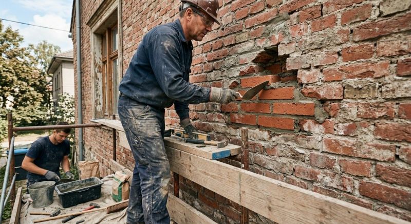 Brick Wall Repair in San Rafael, CA