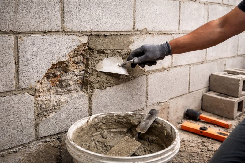 Concrete Block Repair in Belmont, CA