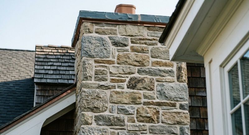 Stone Chimney Installation in Larkspur, CA