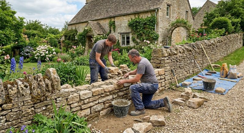 Stone Wall Repair in San Rafael, CA